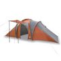 Voir la diapositive 2 : VIDAXL Tente familiale à dôme 6 personnes gris et orange imperméable