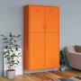 Voir la diapositive 1 : VIDAXL Garde-robe Orange 90x50x180 cm Acier