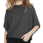Voir la diapositive 1 : JACQUELINE DE YONG Pull Gris Foncé manches 3/4 Femme JDY New Behave