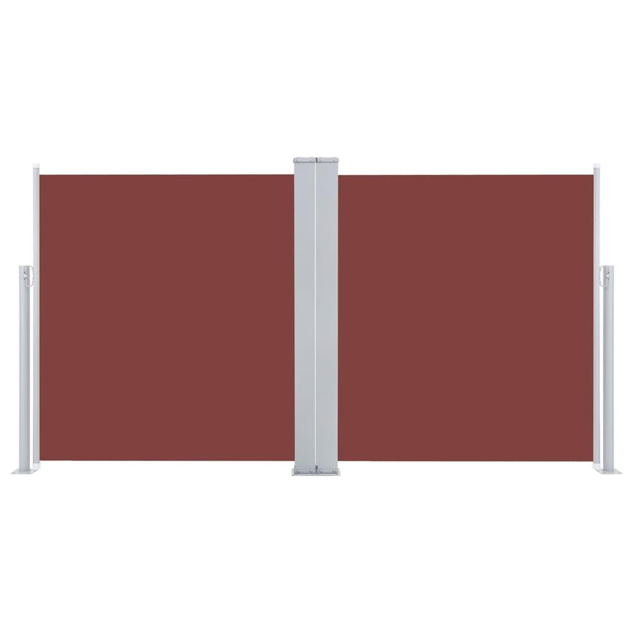 Voir la diapositive 4 : VIDAXL Auvent lateral retractable Marron 120 x 600 cm