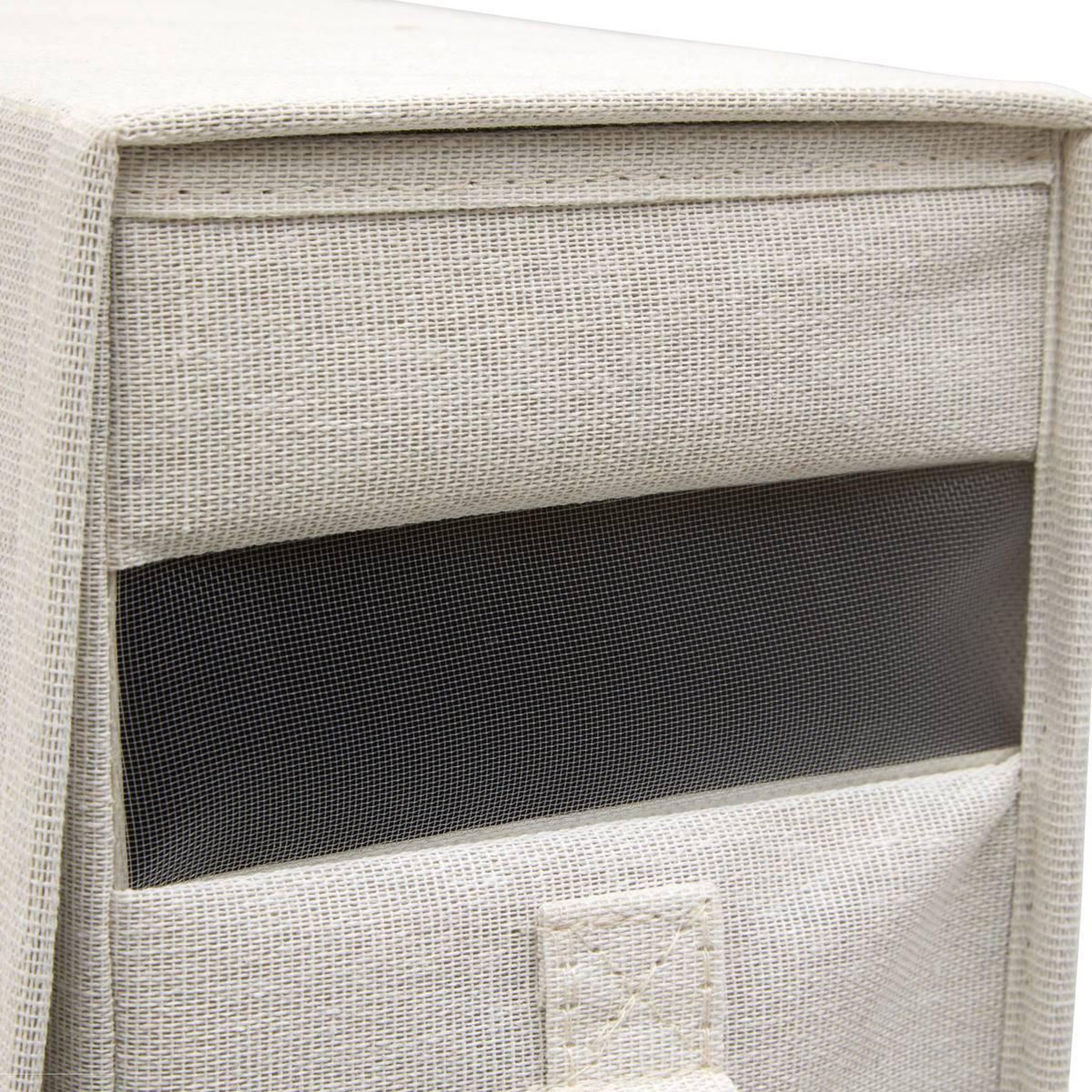 Voir la diapositive 4 : FIVE Lot de 2 Housses de Rangement  Dressy  41cm Beige