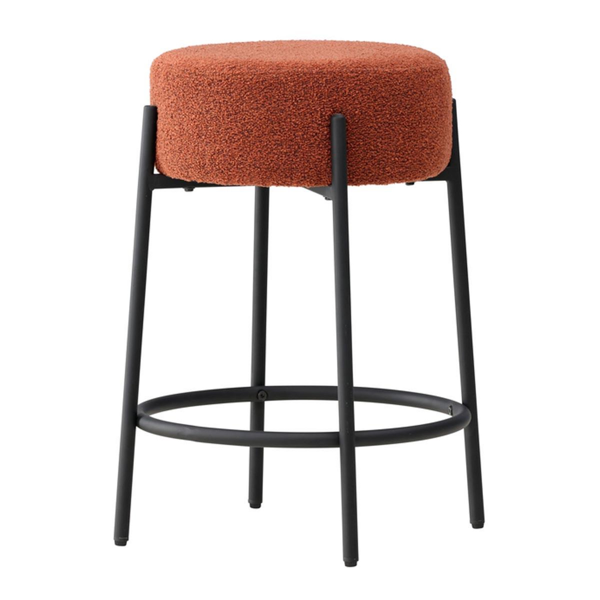 Paris Prix Tabouret de bar bouclette  tucson  60cm rouge
