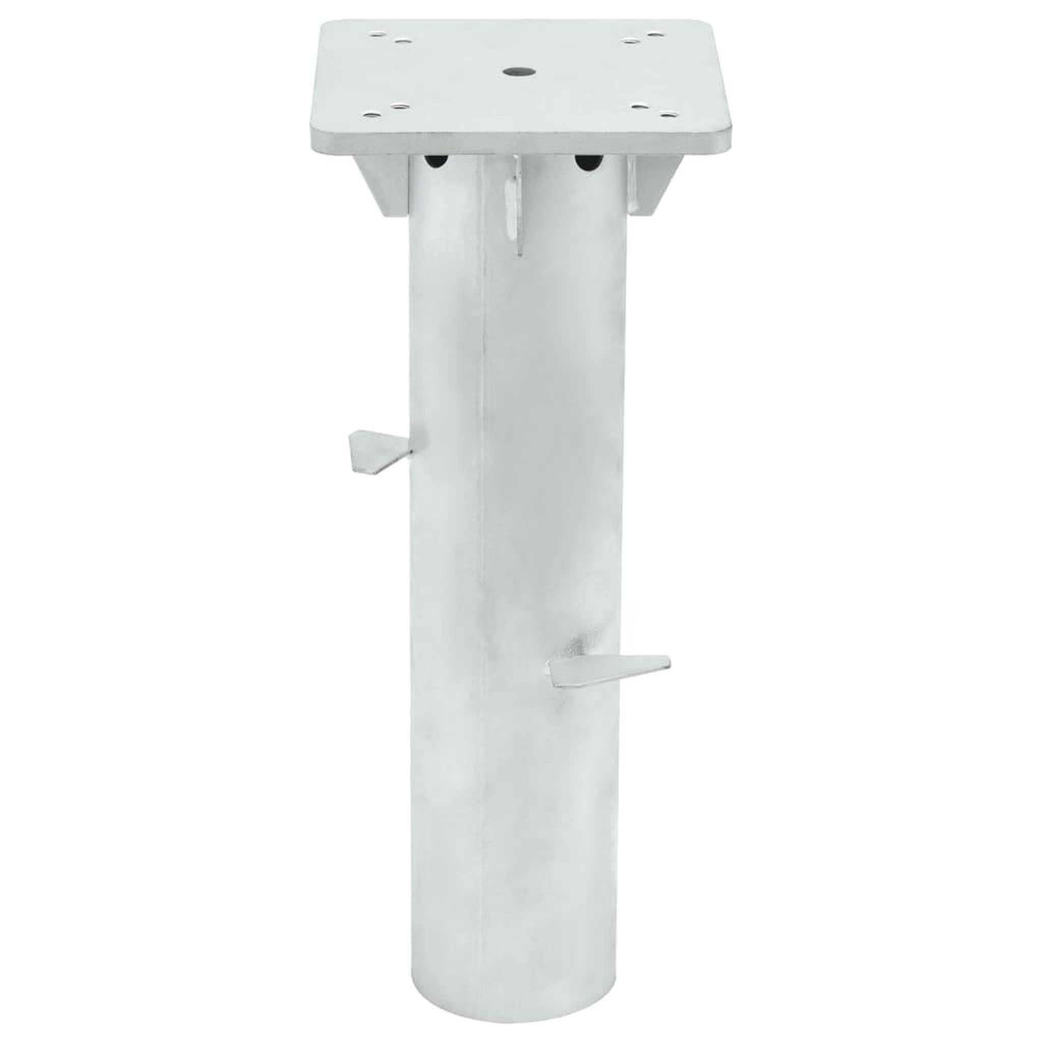 Voir la diapositive 2 : VIDAXL Base de parasol enterre argente 16x16x39,5 cm acier