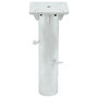 Voir la diapositive 2 : VIDAXL Base de parasol enterre argente 16x16x39,5 cm acier