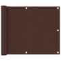 Voir la diapositive 1 : VIDAXL Ecran de balcon Marron 75x300 cm Tissu Oxford
