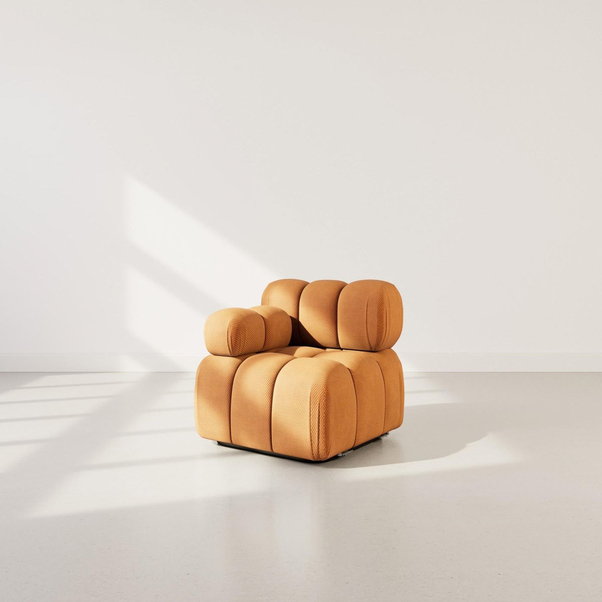 LISA DESIGN Ruby - module d'assise gauche en velours texturé