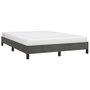 Voir la diapositive 4 : VIDAXL Cadre de lit sans matelas gris fonce 140x190 cm velours