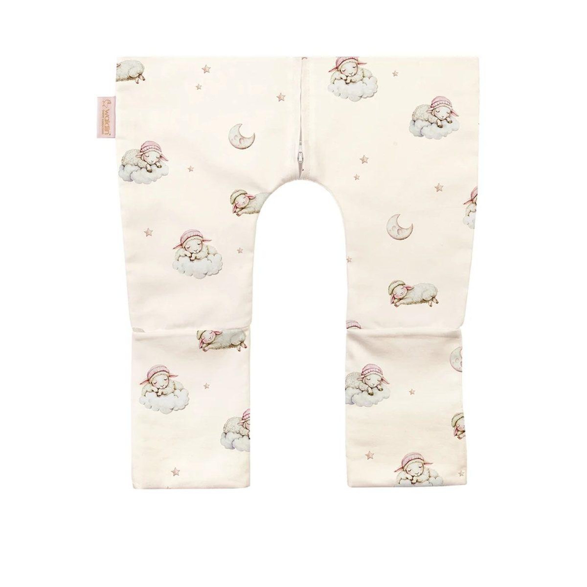 Voir la diapositive 2 : WALDIN Gigoteuse à jambes en coton - taille S (1-2 ans) - motif berceuse, champagne