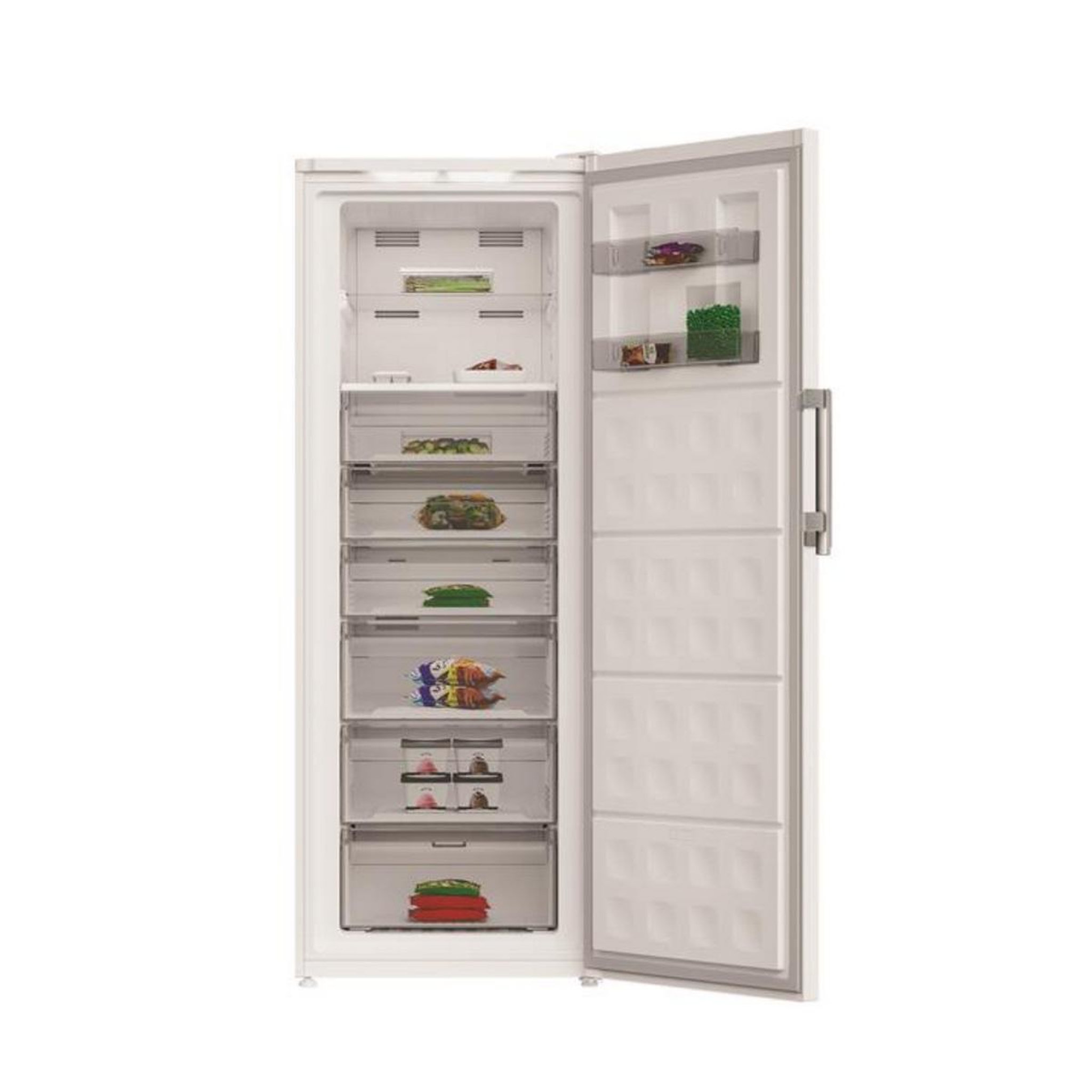 Voir la diapositive 3 : Whirlpool Congélateur armoire 70cm 404l no frost - whff6403w4e