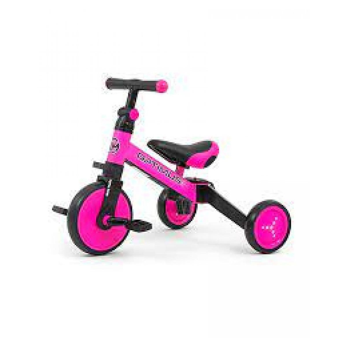 MILLY MALLY Ride On - Vélo 3en1 Optimus Rose