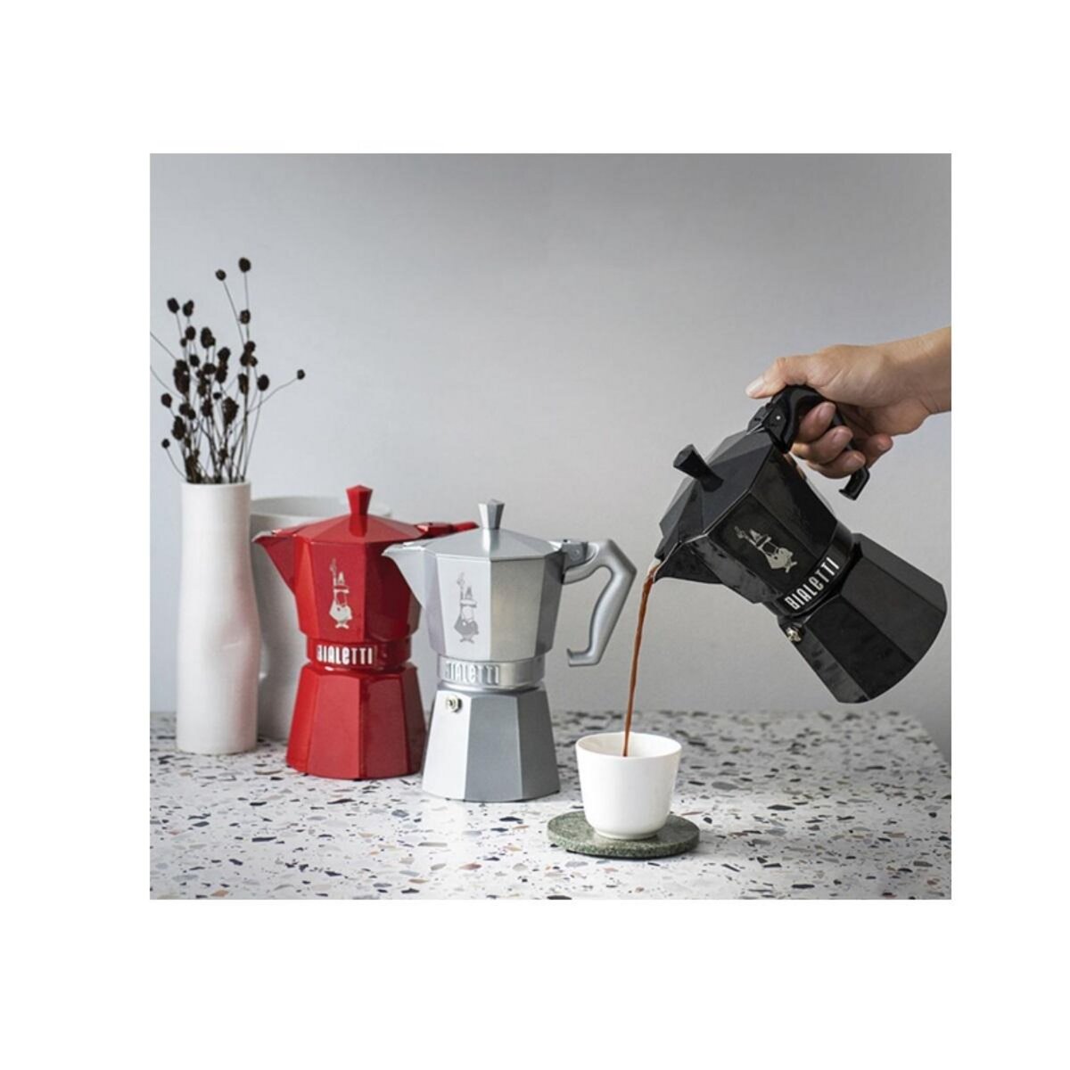 BIALETTI Cafetière italienne 6 tasses noir - 0009066