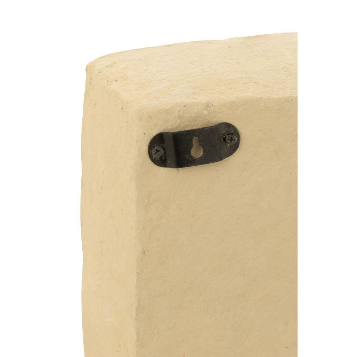 Paris Prix Étagère Murale en Papier Mâché  Flint  45cm Naturel