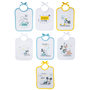 Voir la diapositive 1 : DISNEY Lot de 7 bavoirs naissance Mickey Little One            