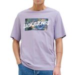 Jack & Jones T shirt Mauve Homme Jack & Jones Hawaiitee. Coloris disponibles : Violet