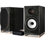 Triangle Enceinte bibliothèque active Capella Etoile Noire