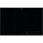 Voir la diapositive 1 : ELECTROLUX Table de cuisson induction 80cm 4 feux 7200w noir - eiv85443