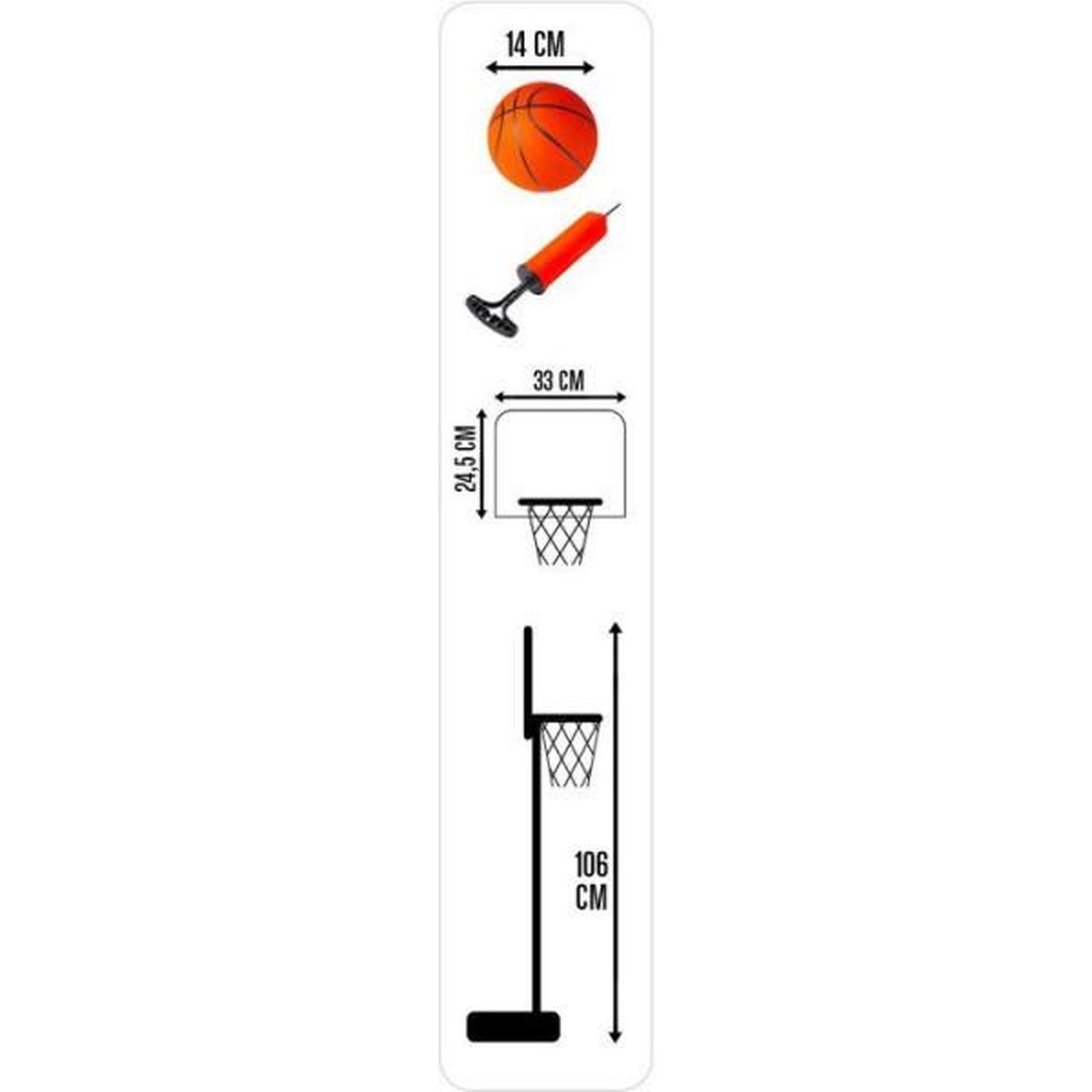 Voir la diapositive 3 : Marvel Panier de basket enfant - MARVEL - Spidey - Sur pied 106 cm