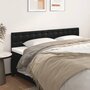 Voir la diapositive 1 : VIDAXL Tetes de lit 2 pcs Noir 80x5x78/88 cm Similicuir
