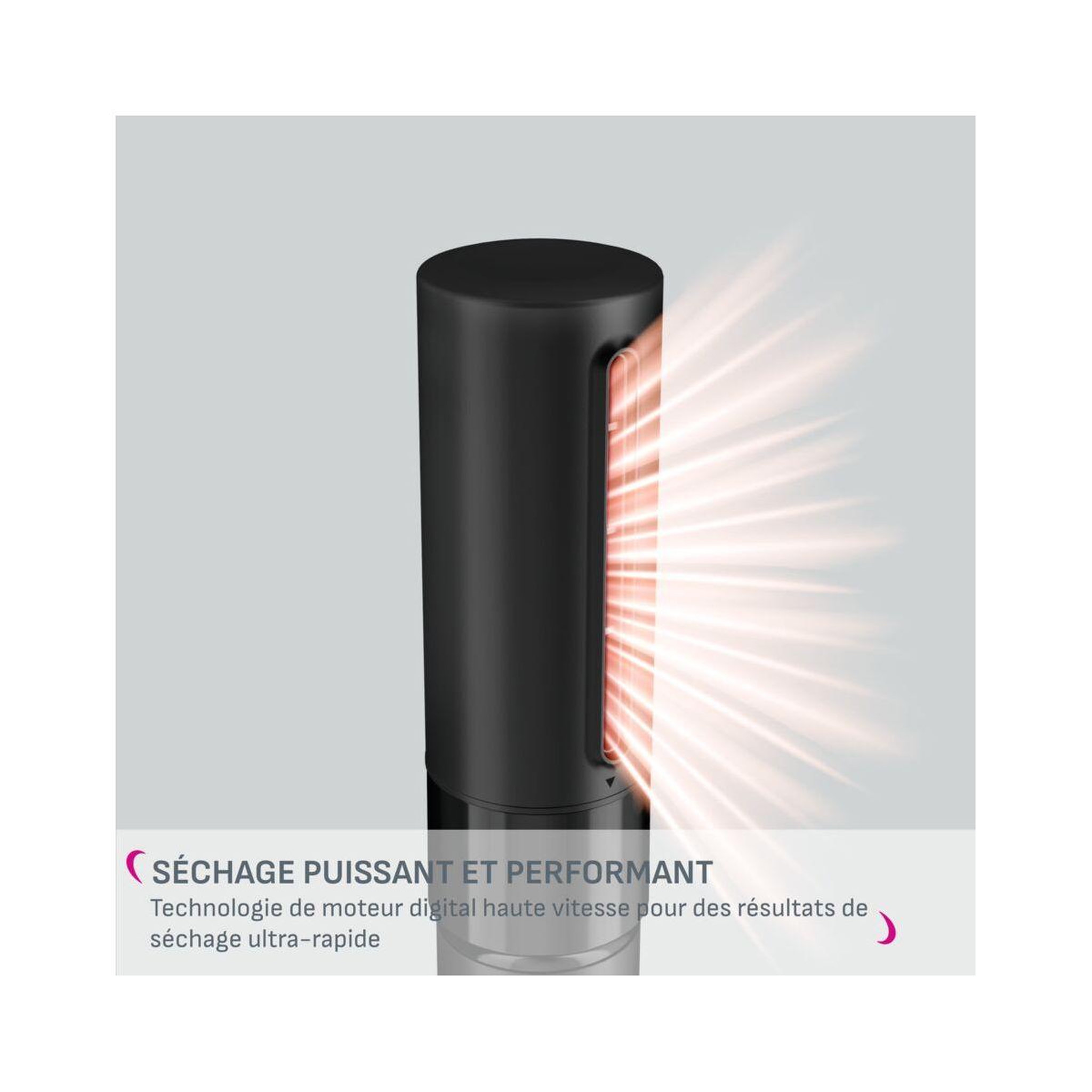 Voir la diapositive 3 : CALOR Brosse soufflante air shape ub9820c0 4 en 1 multistyler