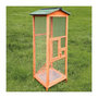 Voir la diapositive 2 : GENERIQUE Cage a oiseaux TITI - 65x65x165cm - Bois
