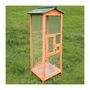 Voir la diapositive 2 : GENERIQUE Cage a oiseaux TITI - 65x65x165cm - Bois