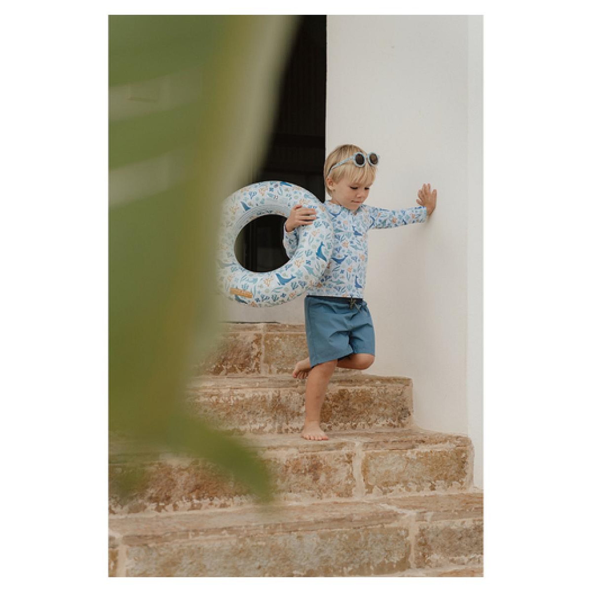Voir la diapositive 5 : LITTLE DUTCH Bouee ronde - Ocean Dreams Blue 50 cm