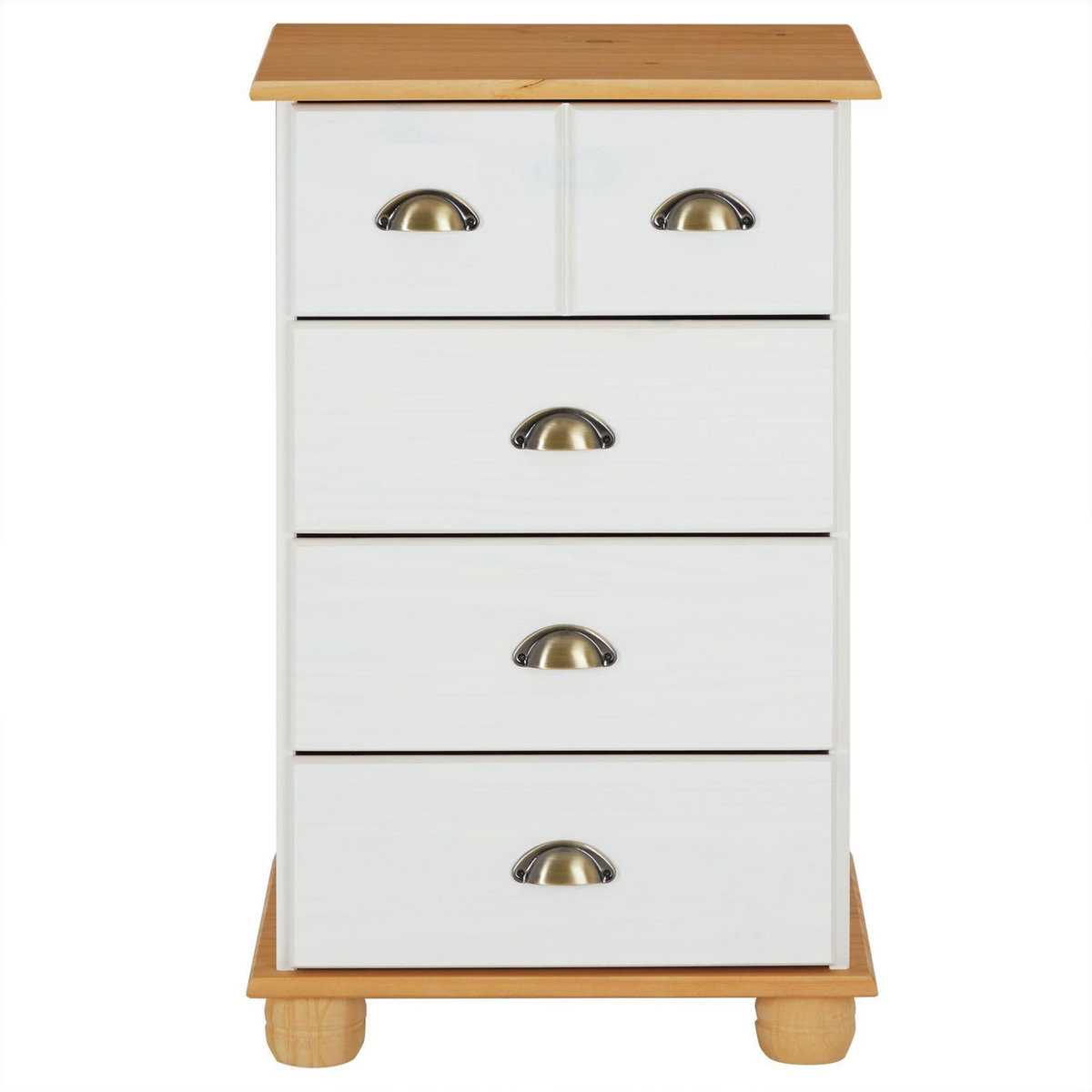 IDIMEX Commode apothicaire COLMAR en pin massif, 4 tiroirs