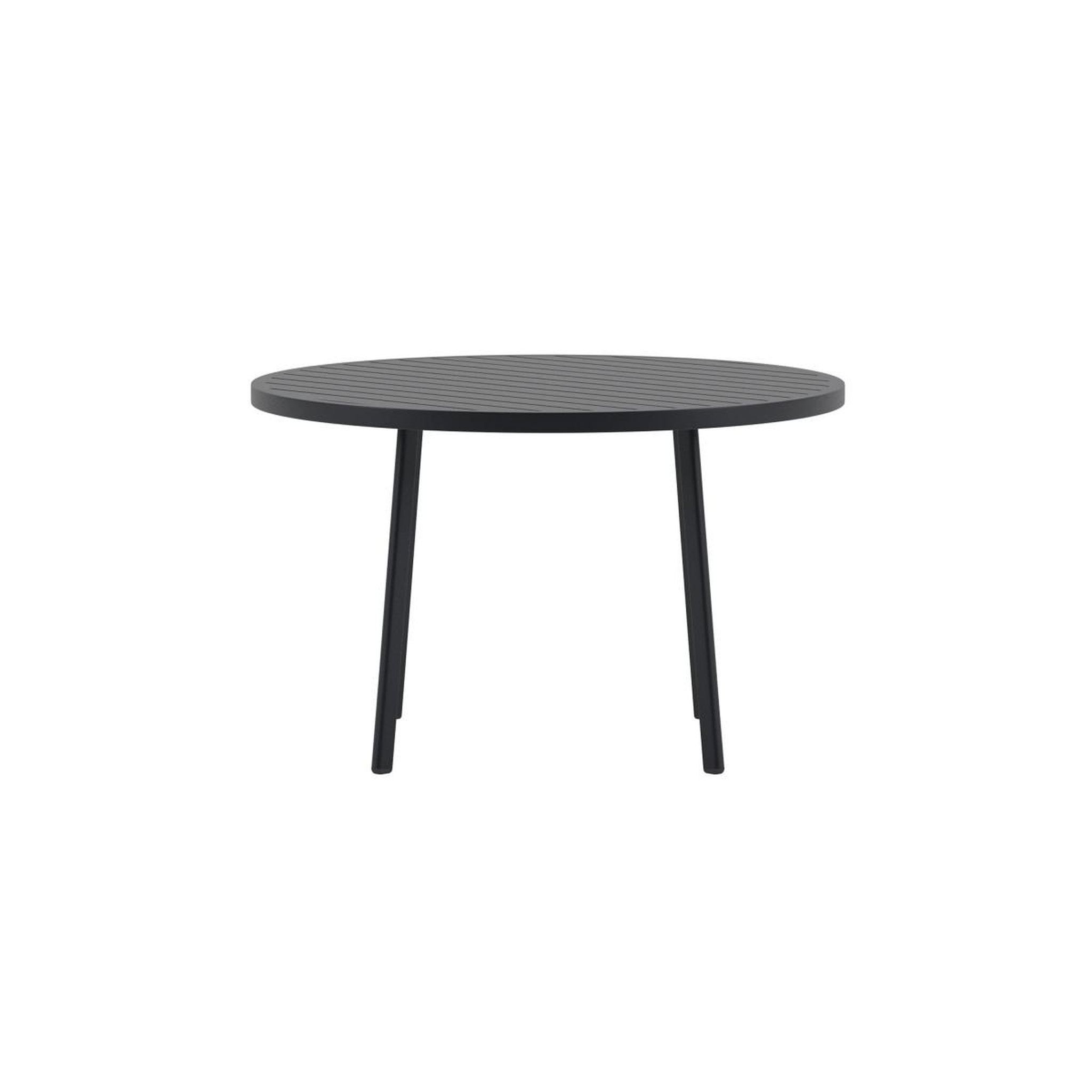 Voir la diapositive 2 : Paris Prix Table de Jardin Ronde  Giardini  120cm Noir