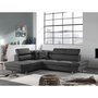 Voir la diapositive 4 : BEST MOBILIER Linea - canapé d'angle gauche convertible - 5 places - avec têtières