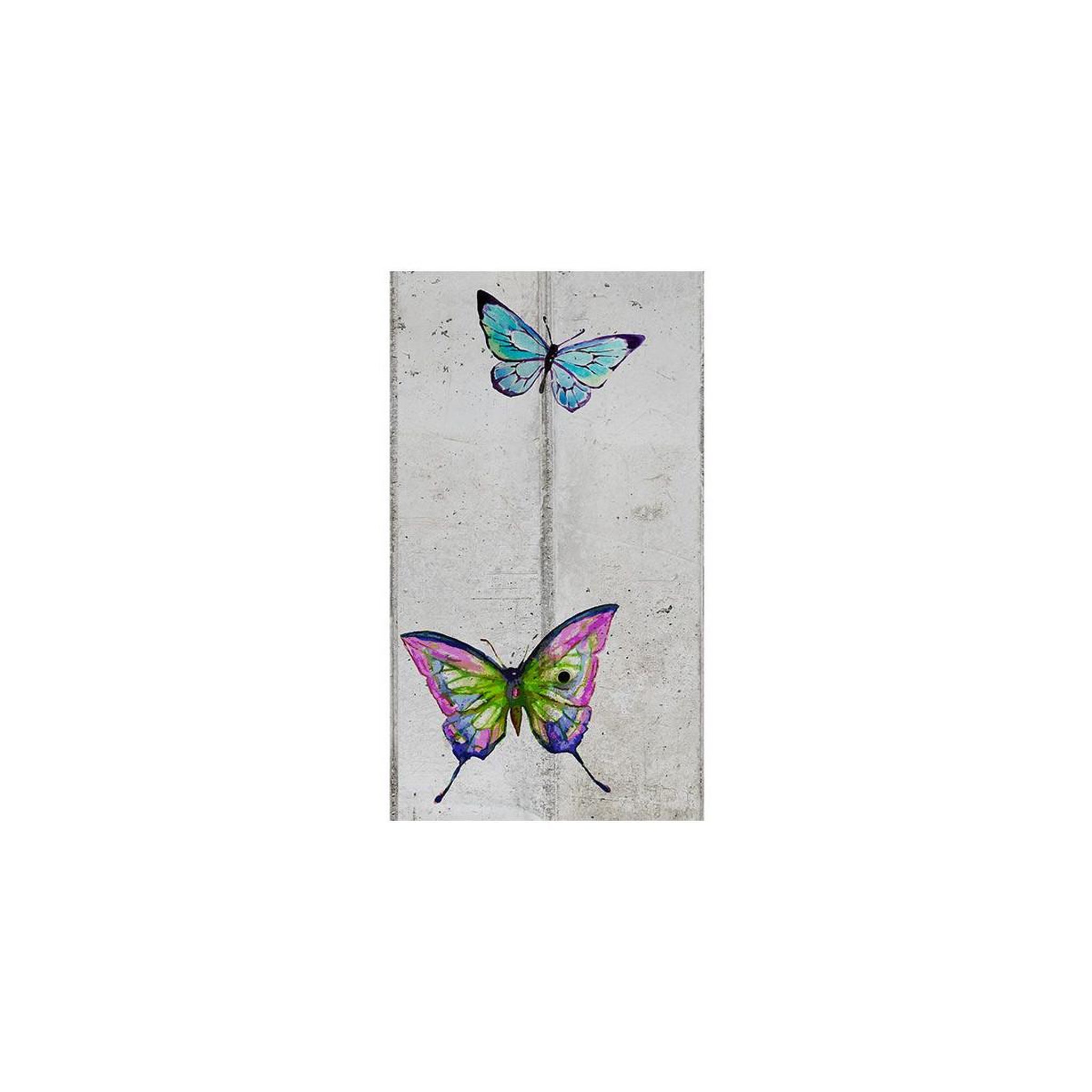 Voir la diapositive 2 : Paris Prix Papier peint  butterflies & concrete  50x1000cm