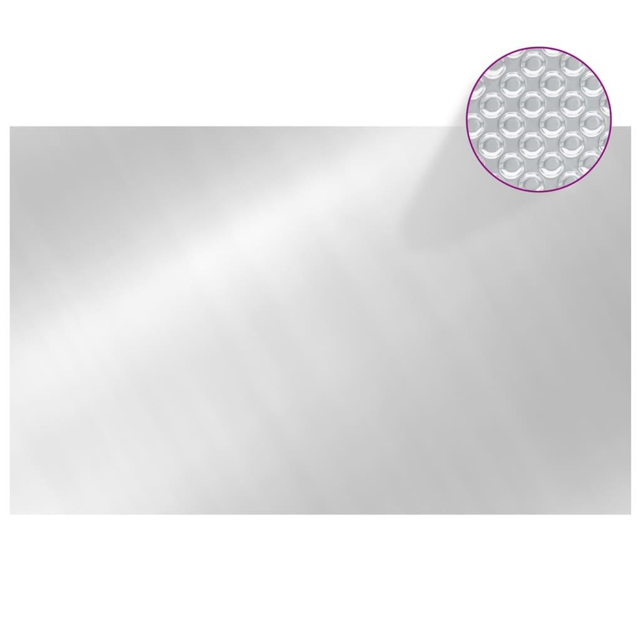 Voir la diapositive 2 : VIDAXL Couverture de piscine rectangulaire 800x500 cm PE Argente