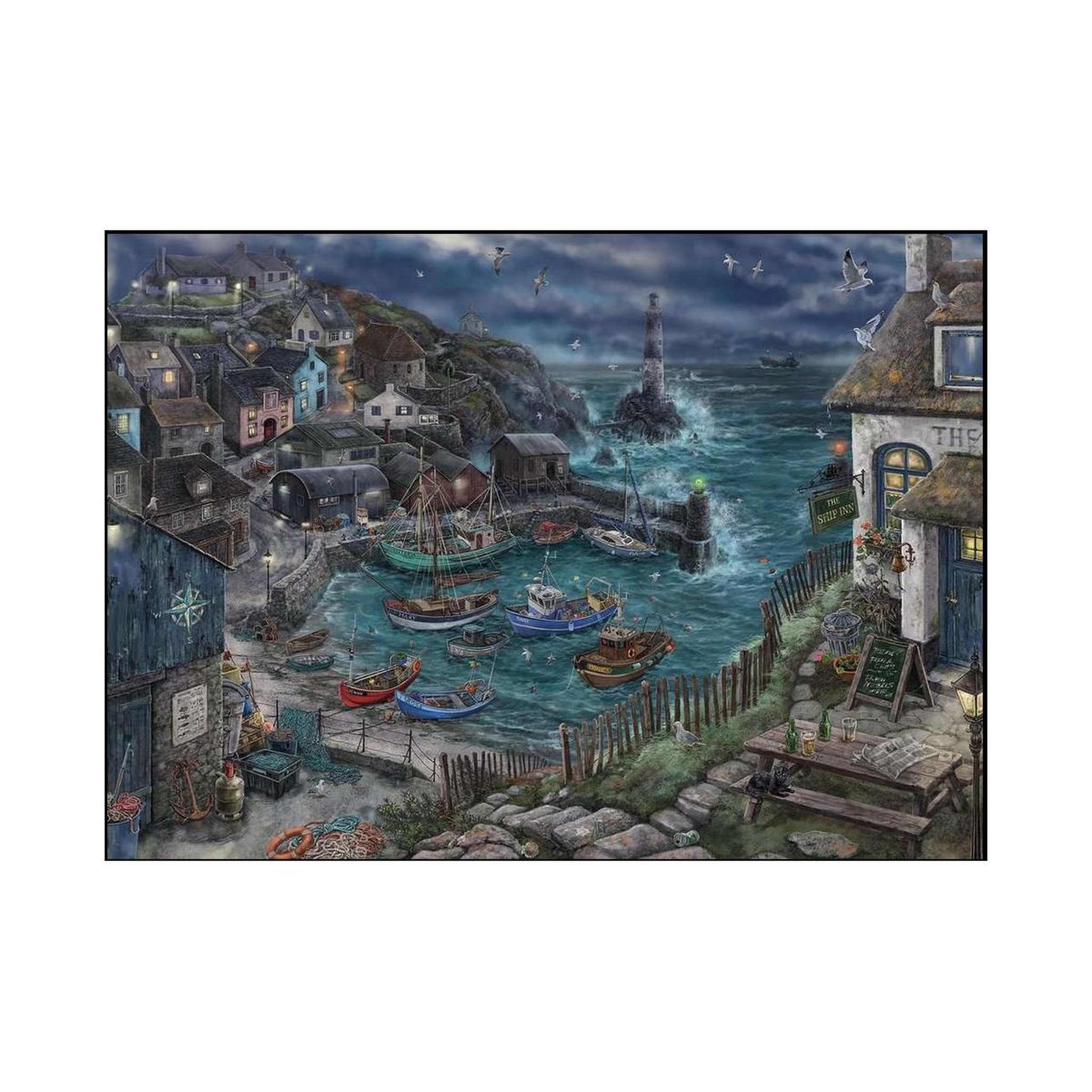 Voir la diapositive 2 : RAVENSBURGER Escape puzzle - Le phare - 759 pcs