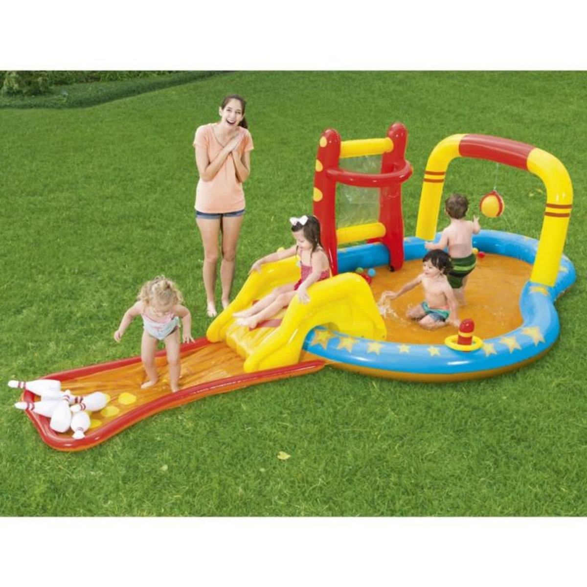BESTWAY Bestway Centre de jeux aquatiques Lil Champ 435x213x117 cm