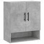 Voir la diapositive 2 : VIDAXL Armoire murale gris béton 60x31x70 cm bois d ingénierie