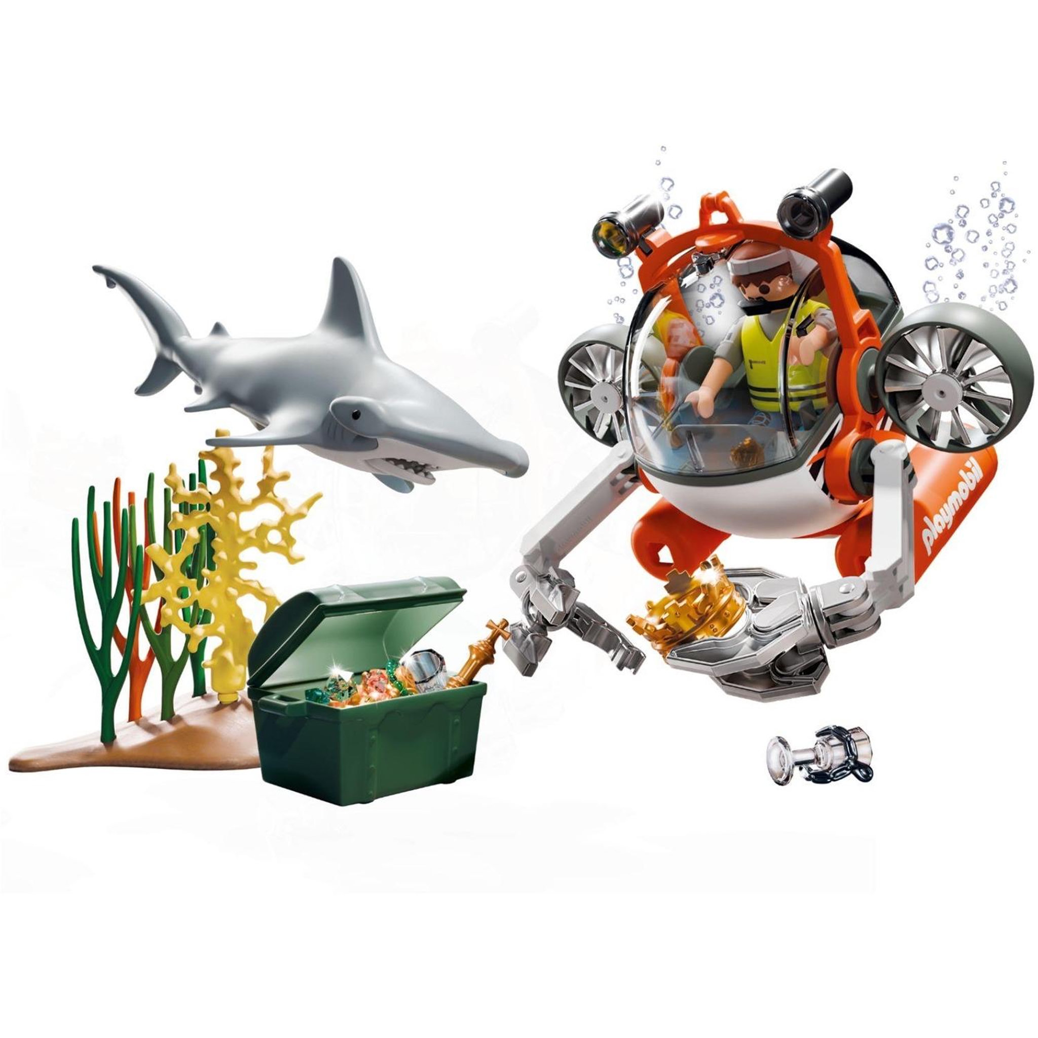 Voir la diapositive 3 : PLAYMOBIL Chasse au trésor sous-marin