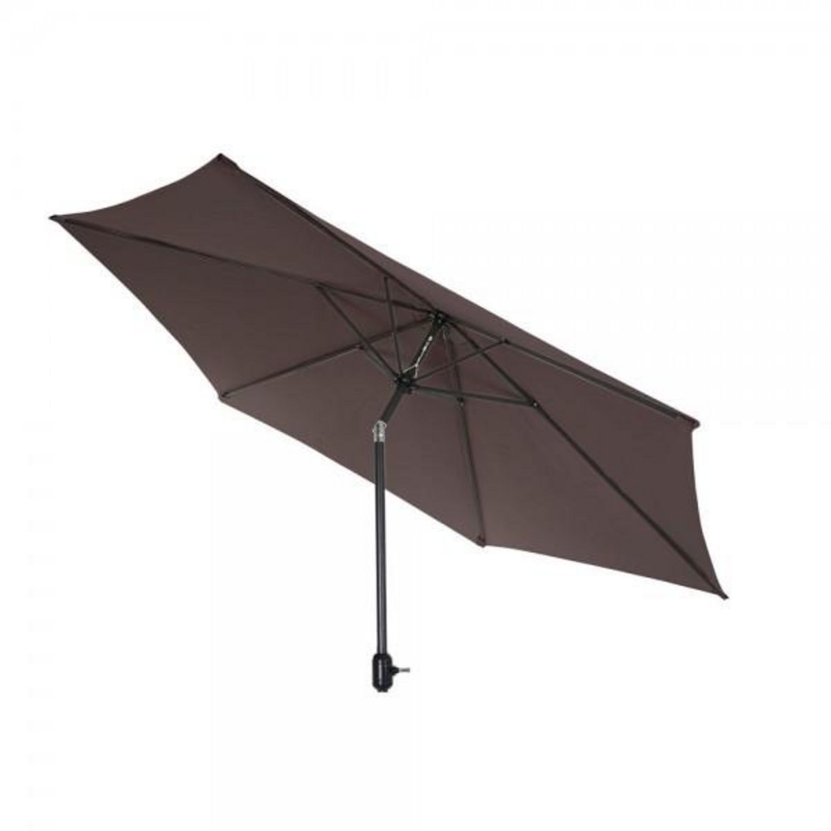 MARKET24 Parasol DKD Home Decor Marron Noir Polyester Acier (300 x 300 x 250 cm)