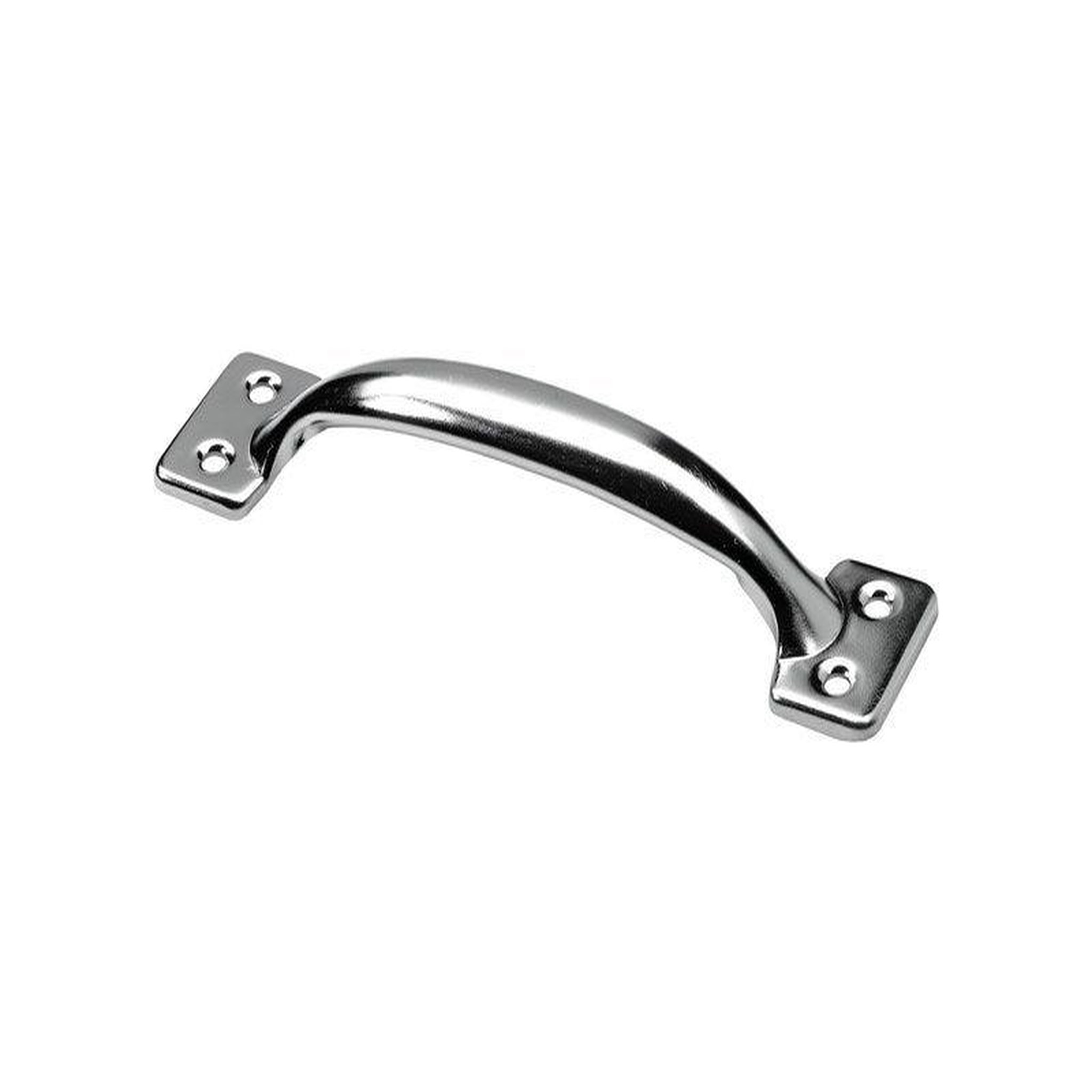 CENTRALE BRICO Poignée acier nickelé HETTICH entraxe 133 mm