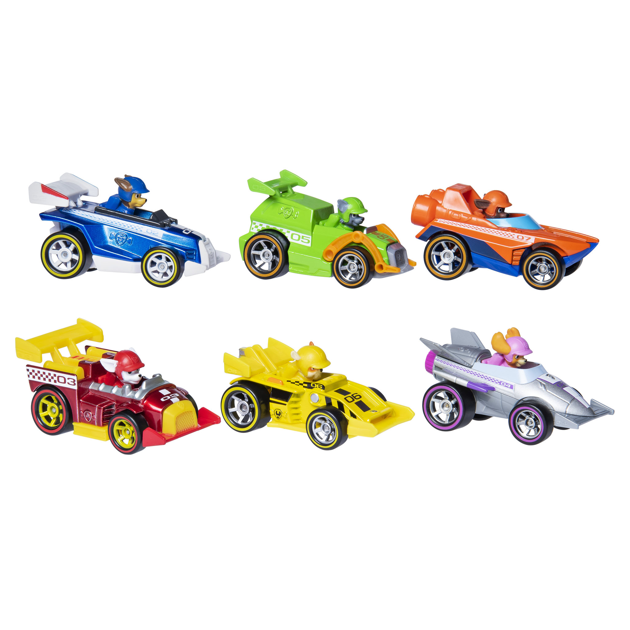 Voir la diapositive 1 : SPIN MASTER Paw Patrol Pack 6 véhicules True Metal