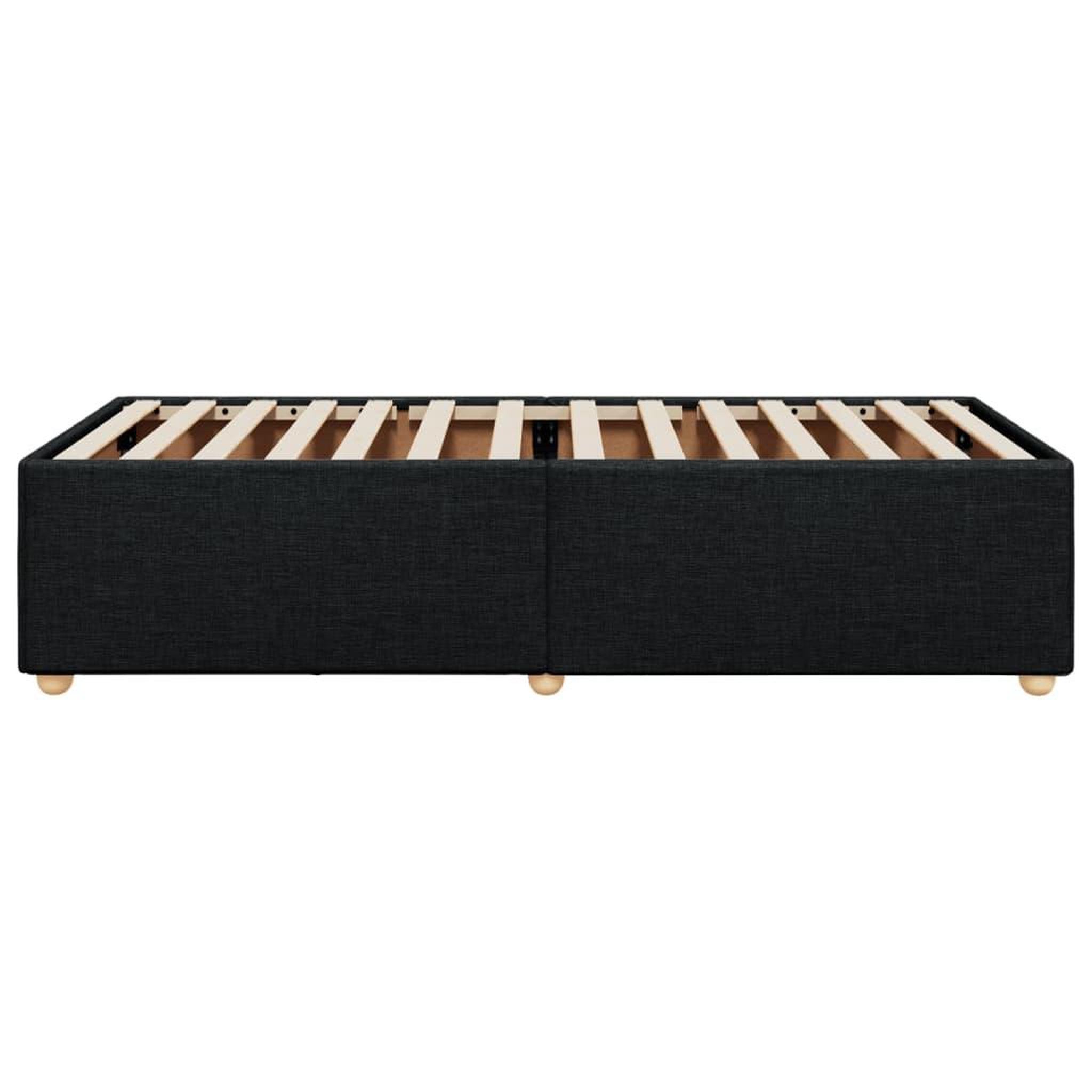 Voir la diapositive 5 : VIDAXL Cadre de lit sans matelas noir 80x200 cm tissu