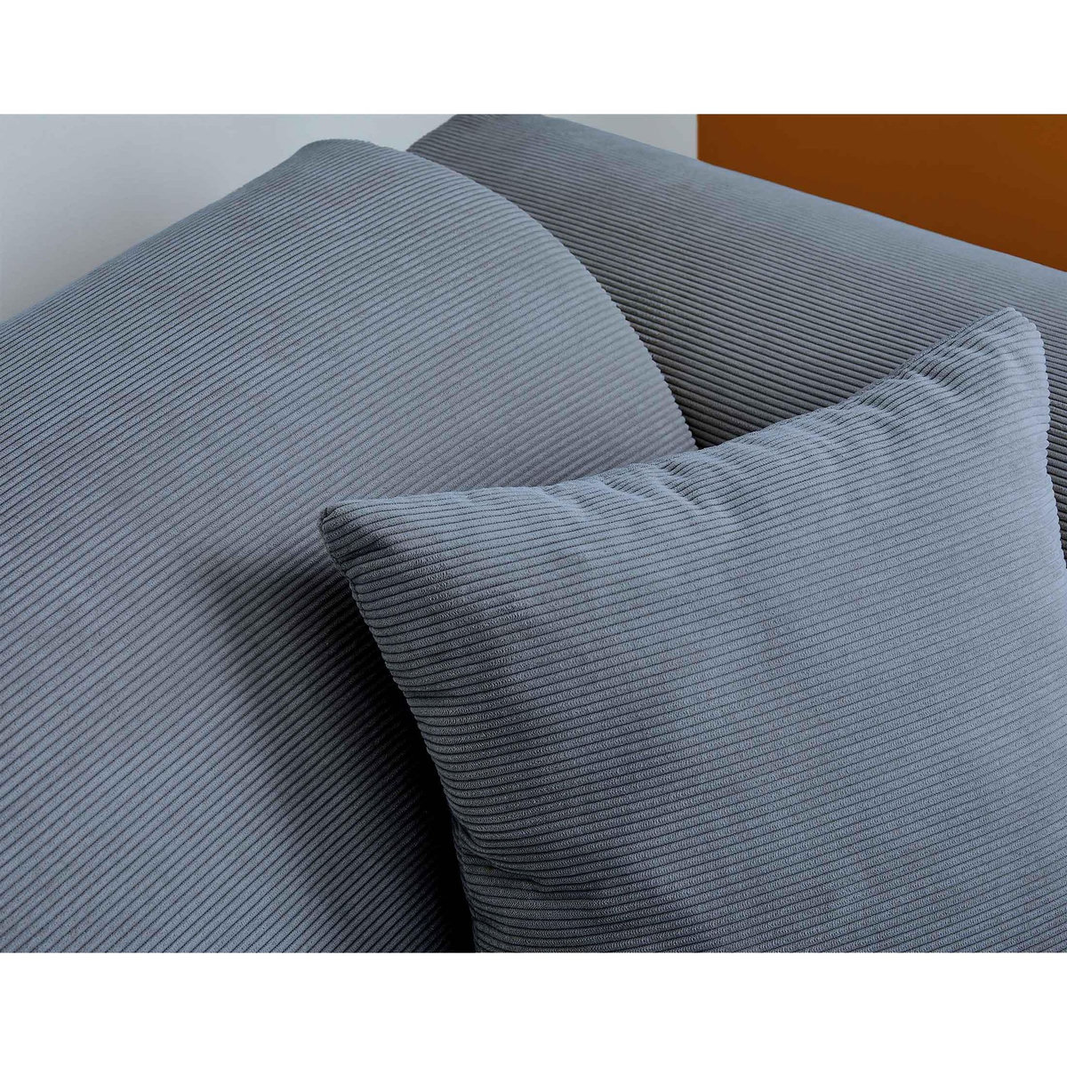 LISA DESIGN Aumance - canapé d'angle gauche 4 places - en velours côtelé