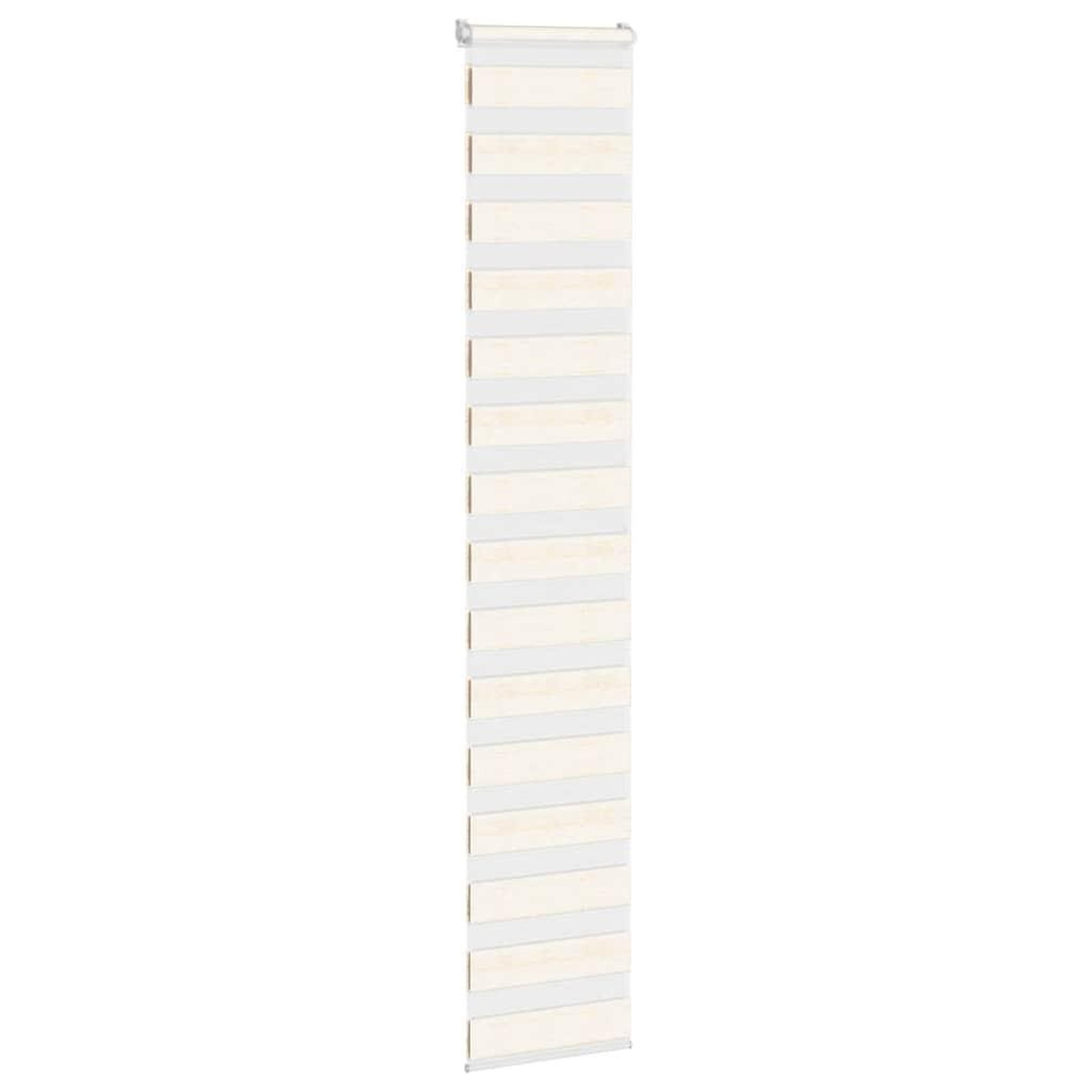 Voir la diapositive 3 : VIDAXL Store zebre beige marbre largeur du tissu 35,9 cm polyester