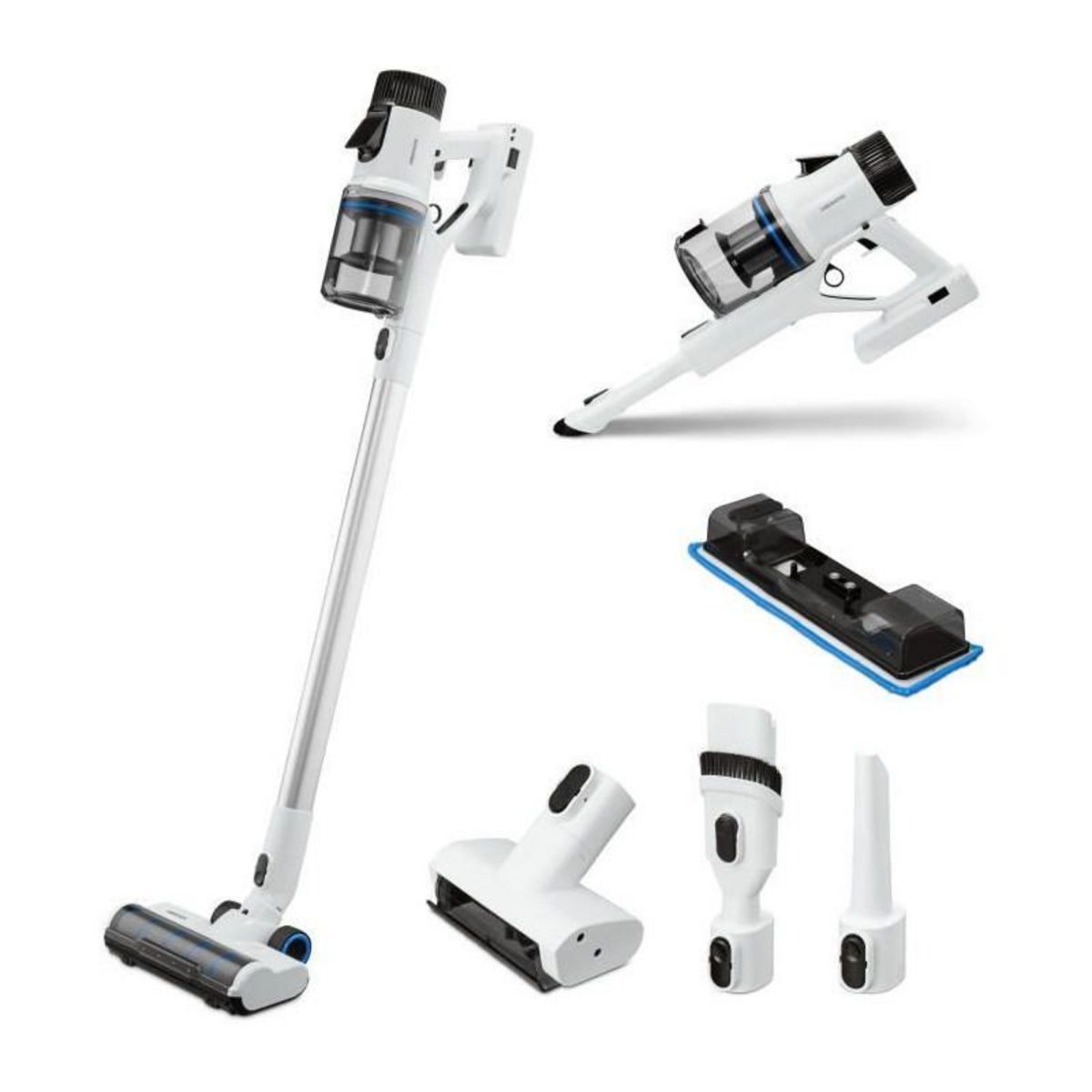 Medion MEDION P350 - Aspirateur Balai sans Fil - Puissance 24 kPa / 350W - Capteur de poussiere - HEPA H13 - Ecran Tactile LED