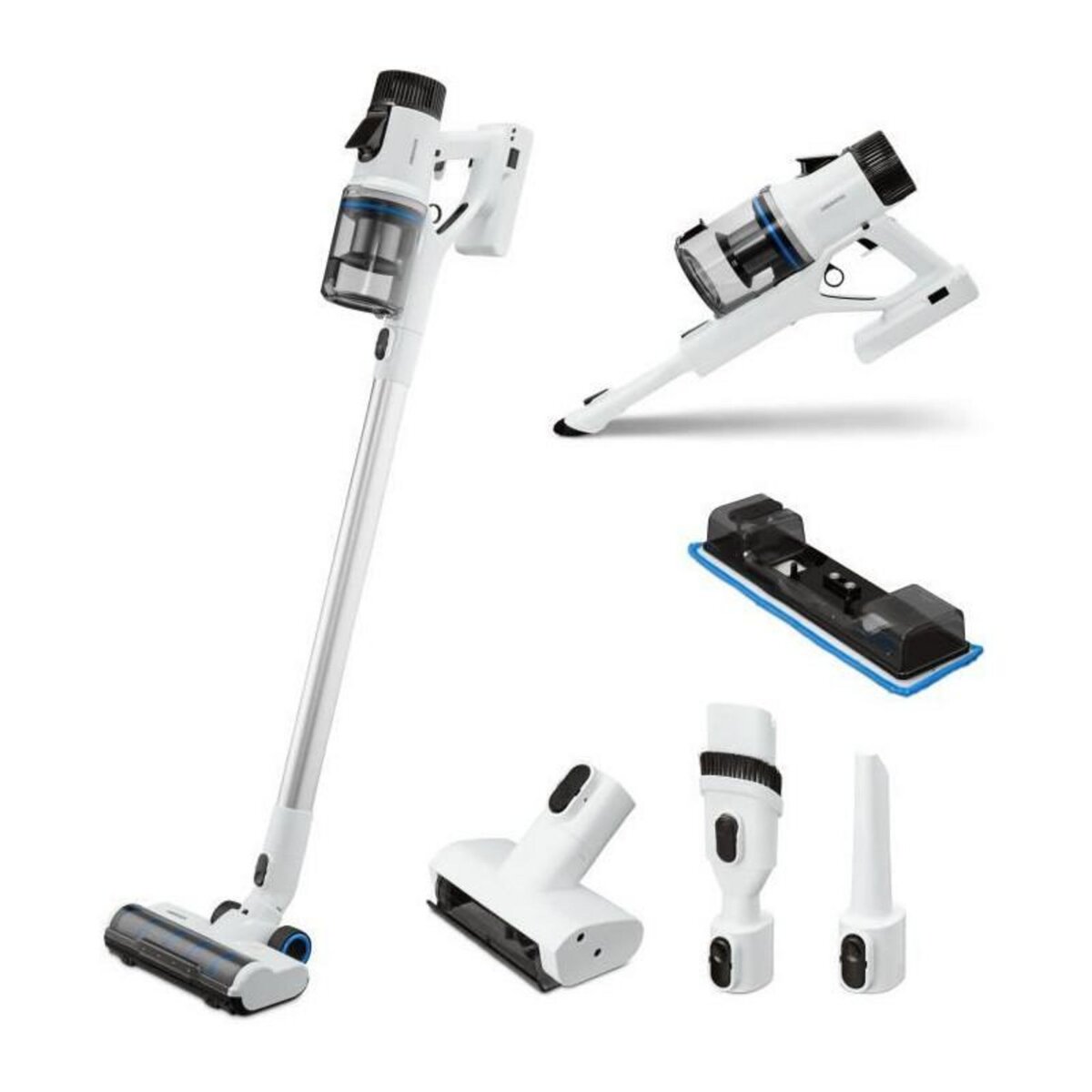 Medion MEDION P350 - Aspirateur Balai sans Fil - Puissance 24 kPa / 350W - Capteur de poussiere - HEPA H13 - Ecran Tactile LED