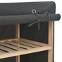 Voir la diapositive 4 : VIDAXL Garde-robe Gris 135 x 40 x 170 cm Tissu