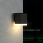 Voir la diapositive 2 : Lumisky Applique murale solaire SUNBOX Noir Aluminium H11,5cm
