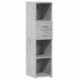 Voir la diapositive 2 : VIDAXL Buffet haut gris beton 30x42,5x124 cm bois d'ingenierie
