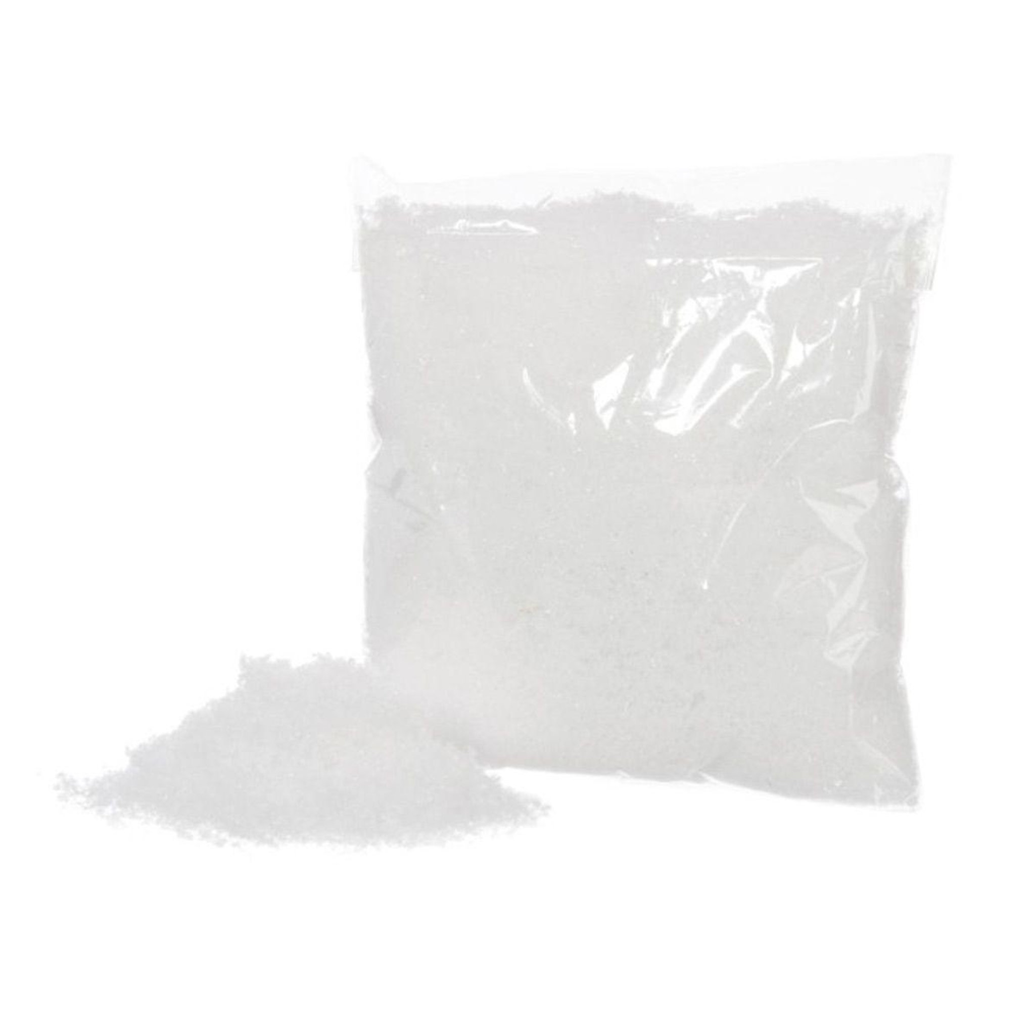 J-LINE Décoration en Sachet  Neige Artificielle  58cm Blanc