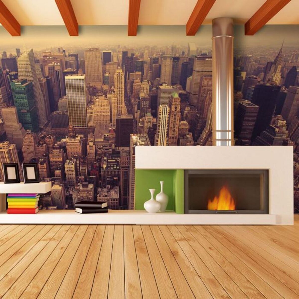 Paris Prix Papier Peint  Manhattan Vu du Ciel, New York  270x450cm