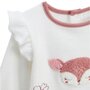 Voir la diapositive 3 : Petit Béguin Pyjama bébé 2 pièces en velours avec pieds Oona