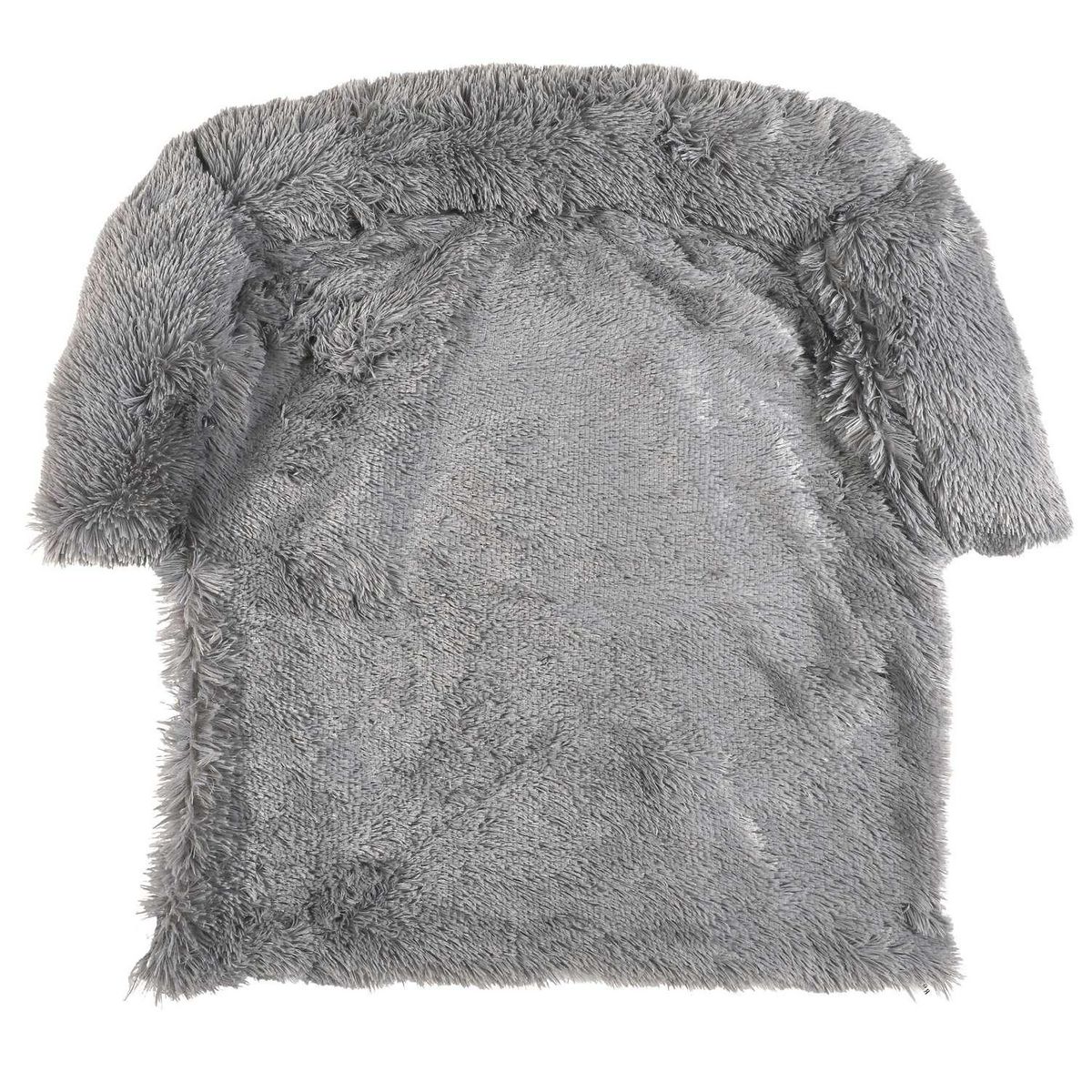 The concept Factory Plaid couverture de canapé pour chien et chat - Gris